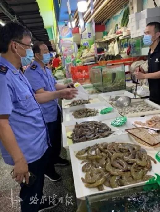 嚴防境外疫情輸入 南崗區全面排查涉疫凍蝦，百余冷鏈環節受檢